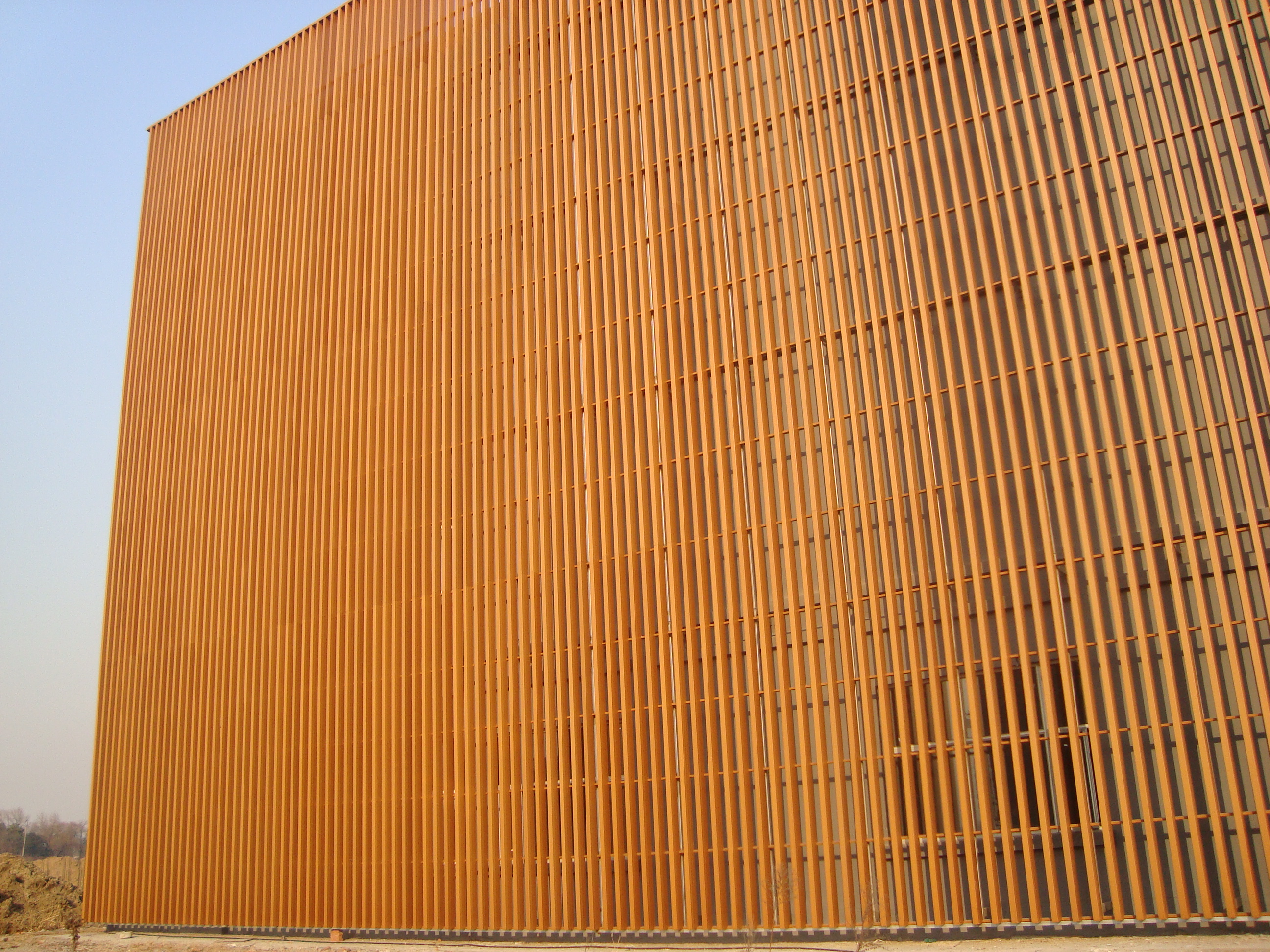 tableros de madera plásticos decorativos del panel de pared de 60x120m m WPC
