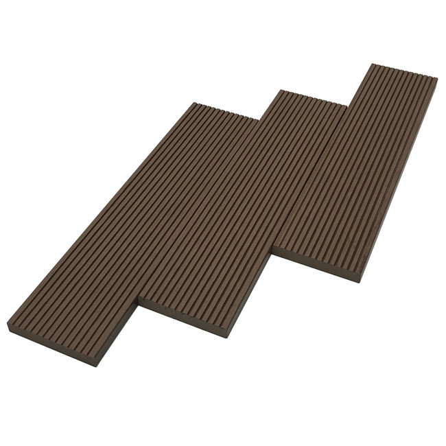 Valla impermeable de WPC para jardín con panel compuesto de madera de 12x71 mm